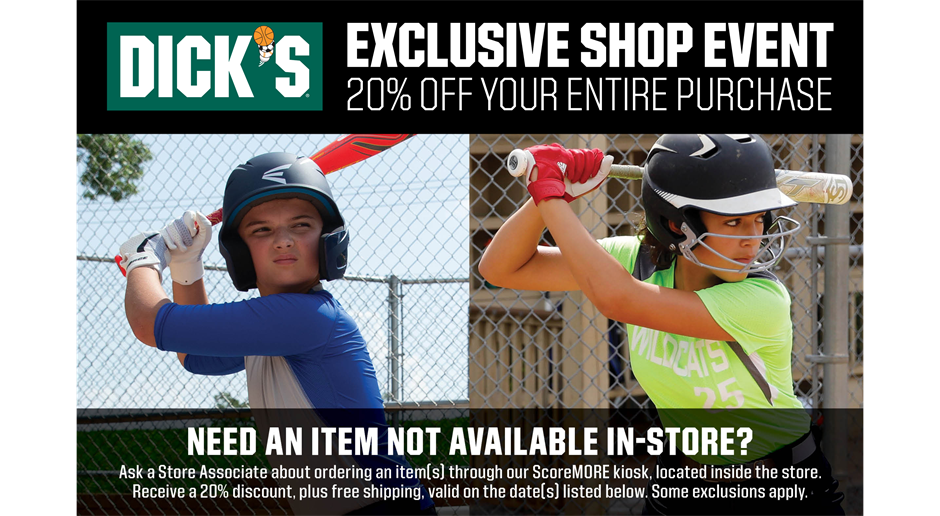 Dick's Sporting Goods Coupon! 3/14-3/17